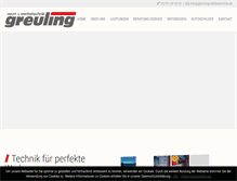 Tablet Screenshot of greuling-werbetechnik.de